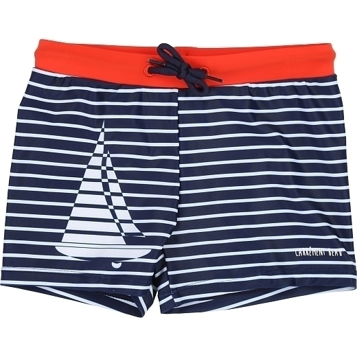 Плавательные шорты в полоску от бренда Carrement Beau