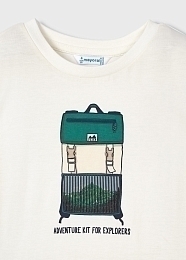 Лонгслив с чемоданом от бренда Mayoral