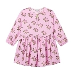 Платье Pink Shooting Stars от бренда Stella McCartney kids