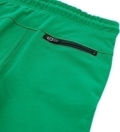 Джоггеры зеленые с контрастной деталью от бренда Original Marines
