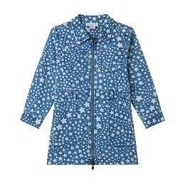 Платье Star Pattern Denim от бренда Stella McCartney kids