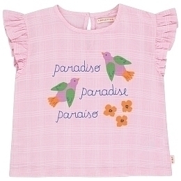 Футболка с крылышками Paradiso от бренда Tinycottons Розовый