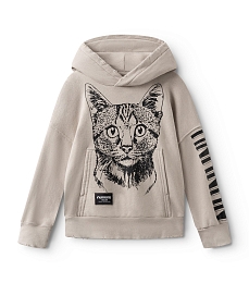 Худи COOL CAT SMOKEY GREY от бренда NuNuNu