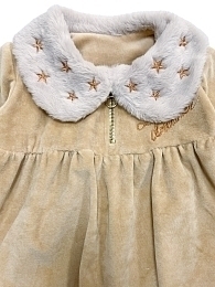 Платье с меховым воротником в звездах от бренда Raspberry Plum