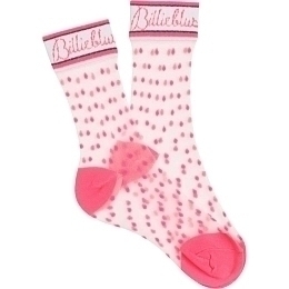 Прозрачные носки в горох от бренда Billieblush