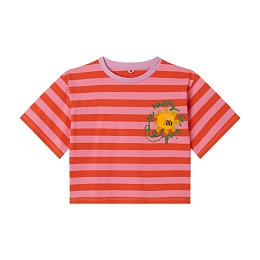 Футболка Striped от бренда Stella McCartney kids Красный