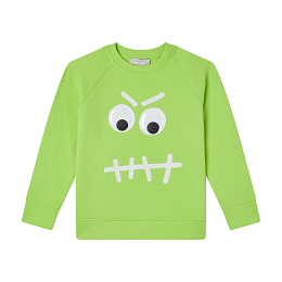 Свитшот Angry Face от бренда Stella McCartney kids