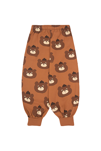 Джоггеры Brown Bears от бренда Tinycottons