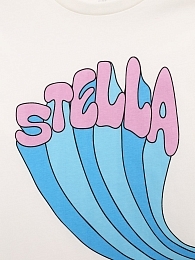 Футболка Stella Graphic Blue от бренда Stella McCartney kids Белый