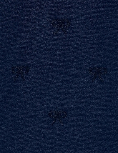 Колготки синего цвета с бантиками от бренда Abel and Lula