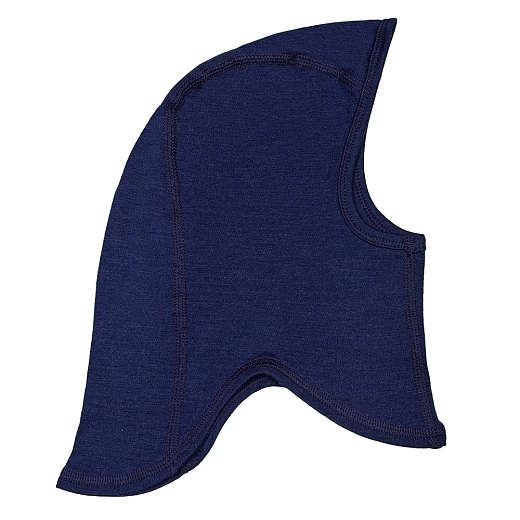Шапка-шлем синего цвета от бренда Wool&cotton