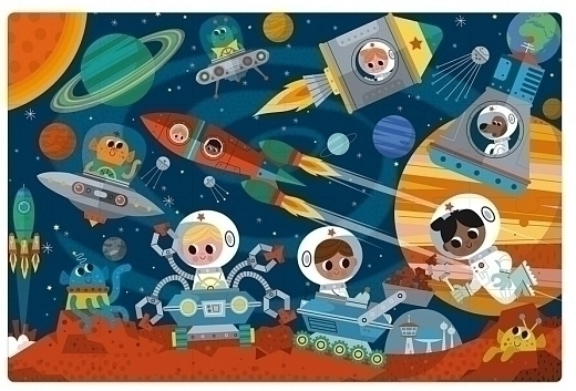 Пазлы «Космос» от бренда Apli Kids