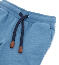 Джоггеры голубого цвета с синими завязками от бренда Original Marines
