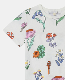 Футболка Milk Woodland от бренда Stella McCartney kids Молочный