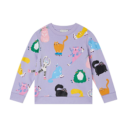 Свитшот Cats от бренда Stella McCartney kids