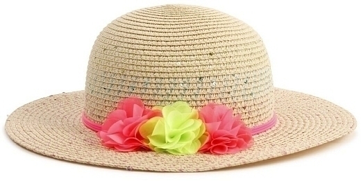 Шляпа BILLIEBLUSH с цветами от бренда Billieblush