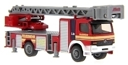 Пожарная машина с лестницей красного цвета от бренда Siku