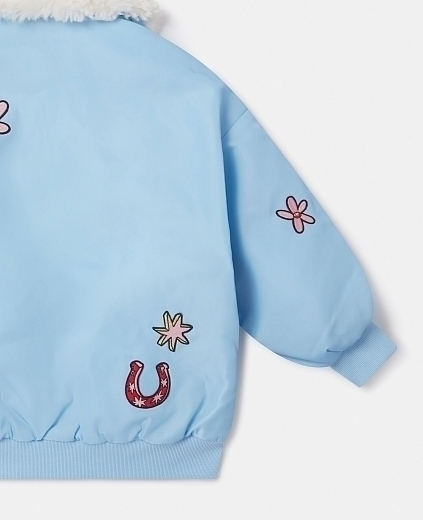 Бомбер Blue Stella Graphic от бренда Stella McCartney kids