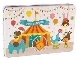 Пазлы «Цирк» в металлической коробке от бренда Apli Kids