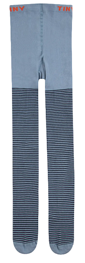 Колготки синие STRIPES от бренда Tinycottons