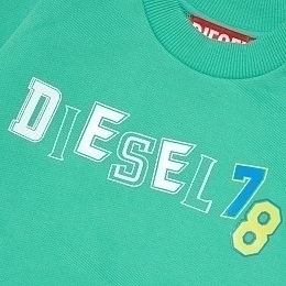 Свитшот SMEFB зеленого цвета от бренда DIESEL