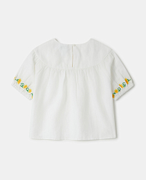 Блуза Flower Embroidery от бренда Stella McCartney kids