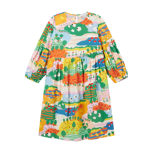 Платье Meadow Print от бренда Stella McCartney kids