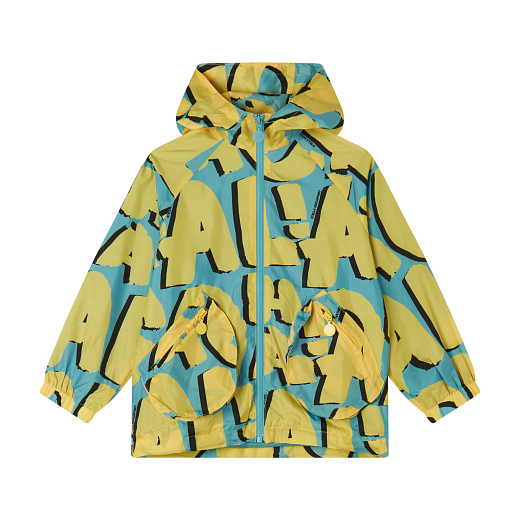 Ветровка Letter Blocks от бренда Stella McCartney kids