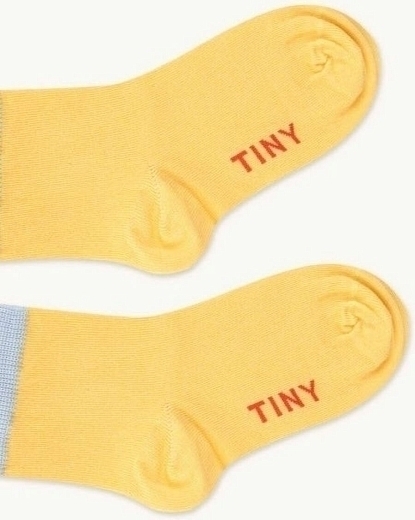 Носки SOLID QUARTER LEMON от бренда Tinycottons