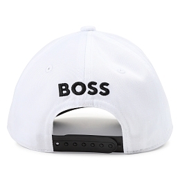 Кепка белая TEAM BOSS от бренда BOSS
