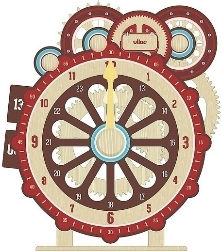 Обучающие часы от бренда Vilac
