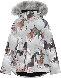 Куртка Cathy Fur Winter Horses от бренда MOLO