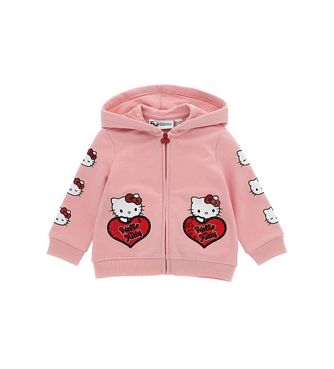 Толстовка на молнии Hello Kitty Pink от бренда Original Marines