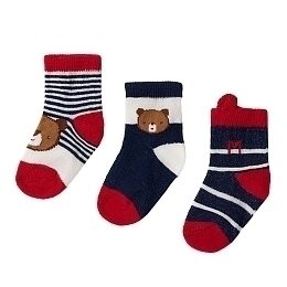 3 пары носков сине-красного цвета от бренда Mayoral