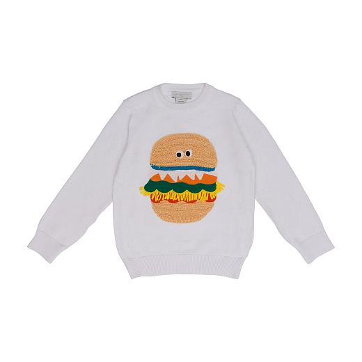 Джемпер Veggie Burger Knit от бренда Stella McCartney kids