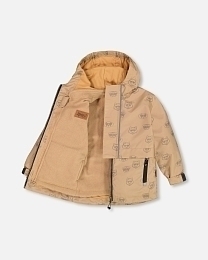 Куртка,штаны и флисовая кофта коричневого цвета от бренда Deux par deux