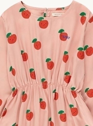 Платье розового цвета APPLES от бренда Tinycottons