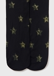 Колготки черного цвета со звездами от бренда Mayoral