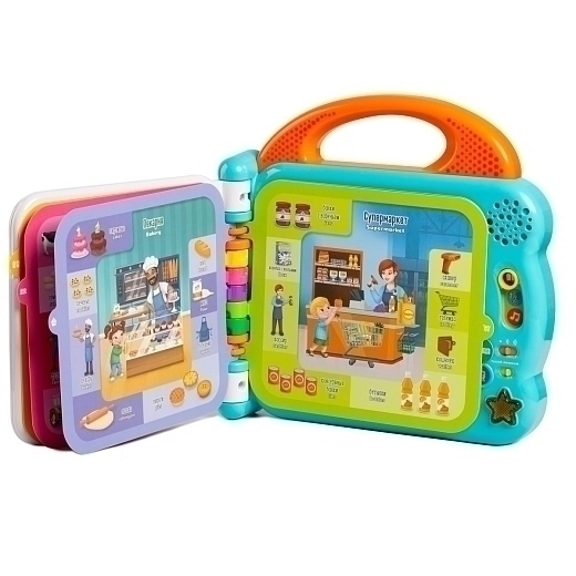 Книга «100 слов о местах, где я бываю» от бренда VTECH