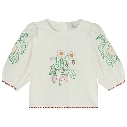 Блуза Strawberry Print от бренда Stella McCartney kids