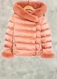 Куртка персикового цвета от бренда Abel and Lula