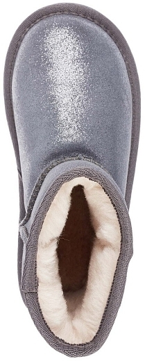 Угги Wallaby Mini Metallic grey от бренда Emu australia