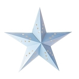 Звезда 60 см пастельный синий от бренда Tim & Puce Factory