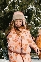 Шапка-ушанка BOW SNOW от бренда Tinycottons