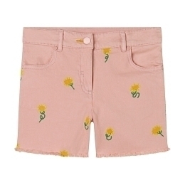 Шорты Sunflower Print Denim от бренда Stella McCartney kids