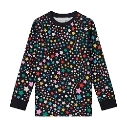 Лонгслив Star Pattern от бренда Stella McCartney kids