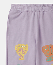 Джоггеры Seashell Embroidery от бренда Stella McCartney kids