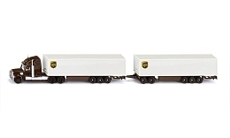 Модель автопоезда Freightlines Transport Service, 1:87 от бренда Siku