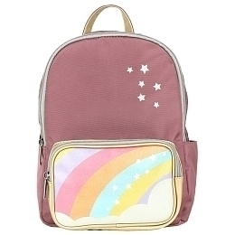 Рюкзак розовый с радугой Small от бренда Caramel et Cie