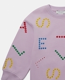 Свитшот Stella Pattern от бренда Stella McCartney kids